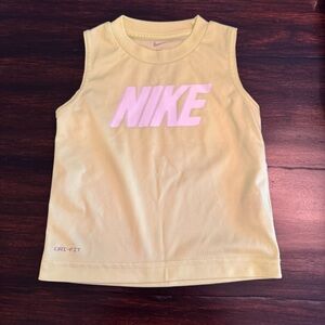 Nike Kids Yellow Sleeveless Top Size 2T